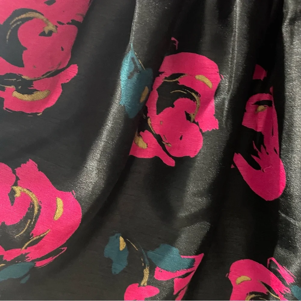 Gymboree Pink and Black Floral Dress
